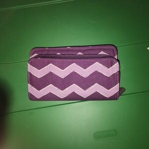 Purple Chevron Thirty One Wallet Nwot
